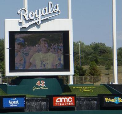 Snookums up on the big scoreboard